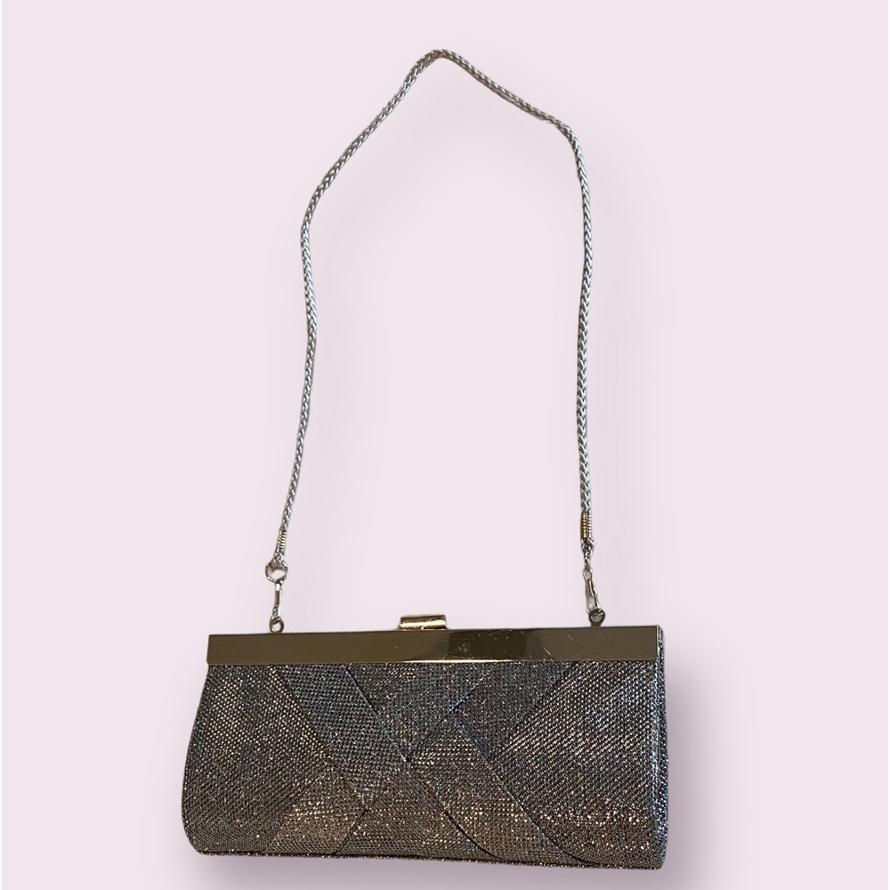 Lulu Townsend Vintage Style Clutch with‎ Shoulder Strap - Picture 4 of 12